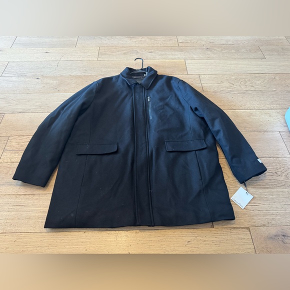 Calvin Klein Black Jacket Men’s Sz‎ 2XLT NWT - Picture 1 of 9